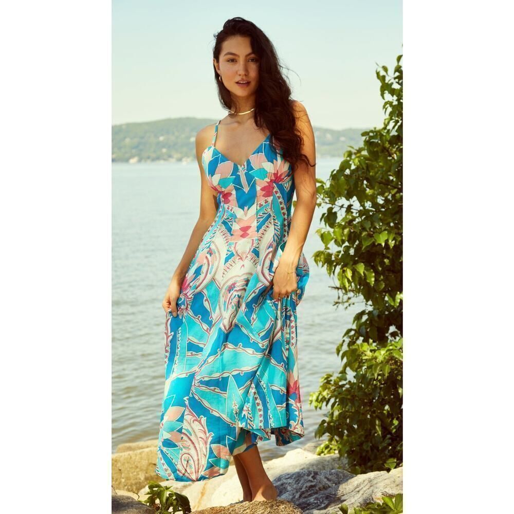 Love the Label Chloe Midi Dress in Bennett Print Sz. XS